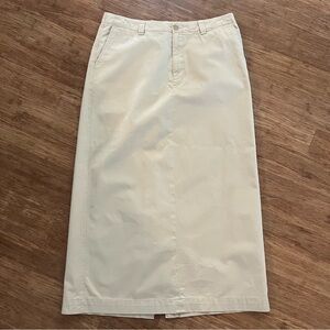 GAP Clean Front Khaki Pencil Maxi Skirt, Sz 14